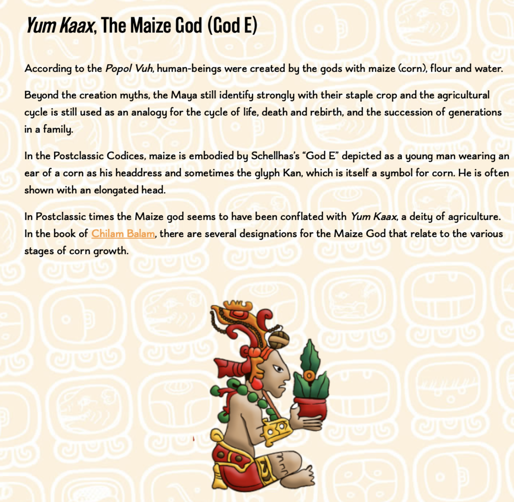 Maya Corn God 
